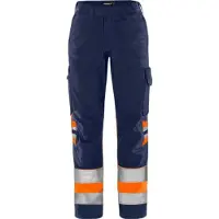 Fristads Green bukse varsel dame kl. 1 2652 GPLU Varseloransje/marineblå 34