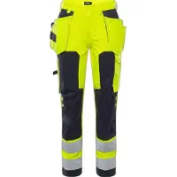 Fristads Håndverkerbukse Flamestat 2775 ATHS klasse 2, dame Varselgul/marineblå 46
