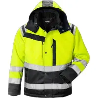 Fristads Vinterjakke 4043 PP, klasse 3 Varselgul/svart 3XL