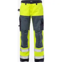 Fristads Bukse flammehemmende 2585 FLAM, klasse 2 Varselgul/marineblå D92