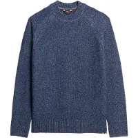 Superdry for man. M6110634A Navy thick raglan jumper (S), Casual, Polyester