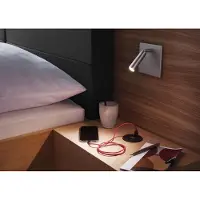 Hera Leselampe BL1-LED, innfelt/påmontert, stål