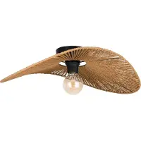 Eglo Taklampe Siruela, brun, 56 x 40 cm, papirtau, E27