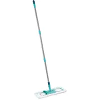 Leifheit 55019, Mikrofiber, Laminat, Fliser, Tre, Våt, Mikrofiber, Stål, Grønn, Sølv, Hvit