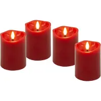 Goobay 77749, Figur, Rød, Polykarbonat (PC), Glass, IP20, Stearinlys, 0,06 W