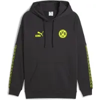 Puma Borussia Dortmund KING Hoodie Men, Sport, Flat Dark Gray/Yellow Alert, XS
