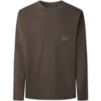 Pepe Jeans for man. PM5010100 Thor T-shirt brown (L), Casual, Cotton, Long sleeve