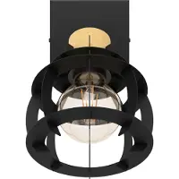 Eglo Vegglampe Stillington 1 av stål med tredetaljer