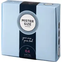Mister Size Glatte Ekstra Tynne Kondomer Størrelse 64 36 Enheter