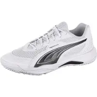 Puma Solarflash III Indoor Sports Shoes, Shoes, White/Black, 42