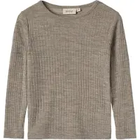 Wheat Ull Silke Genser Alfie Khaki Melange (98 /3 år)