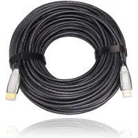 Sinox - HDMI-kabel med Ethernet - HDMI hann til HDMI hann - 40 m - fiberoptisk - 4K-støtte