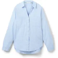 Tom Tailor With Slub Structure 1035247 Langermet Bluse