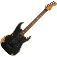 Charvel Pro-Mod Relic San Dimas Style 1 HH FR PF Weathered Black