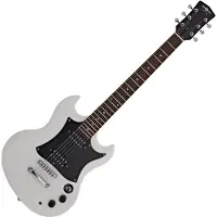 Gear4Music Brooklyn Electric Guitar by White