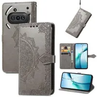 Mtp Products Nothing Phone (3a) Mandala Series Lommebok-deksel - Grå