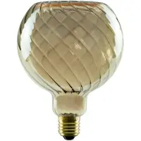 Segula LED-globe flytende G125 E27 6W twist røyk