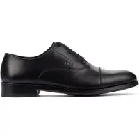 Martinelli for man. 1492-2631PYM Black Empire leather shoes (39), Flat, 1 to 3 cm, Laces, Party, Classic