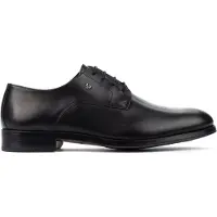 Martinelli for man. 1492-2630PYM Black Empire leather shoes (45), Flat, 1 to 3 cm, Laces, Party, Classic
