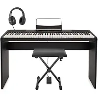 Gear4Music SDP-2 Scenepiano fra + Fullstendig Pakke