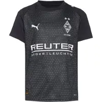 Puma Borussia Mönchengladbach 25/26 Third Jersey Youth, Clothing, Black/Warm White, 5-6Y