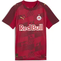 Puma FC Red Bull Salzburg 25/26 Third Jersey Youth, Clothing, Dark Cherry/Metallic Gold, 9-10Y