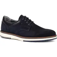 Martinelli for man. C003-2972X Fulton Leather Shoes navy (41), Flat, 1 to 3 cm, Laces, Casual, Classic