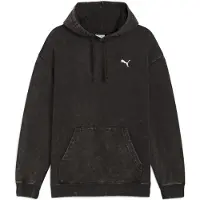 Puma Essentials Elevated Relaxed Wash Hoodie Men, Men, Black, XS