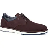 Martinelli for man. C003-2972X Brown Fulton Leather Shoes (41), Flat, 1 to 3 cm, Laces, Casual, Classic