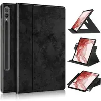 Mtp Products Samsung Galaxy Tab S9+ 360 Roterende Folio-etui - Svart