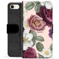 Mtp Products iPhone 7/8/SE (2020)/SE (2022) Premium Lommebok-deksel - Romantiske Blomster