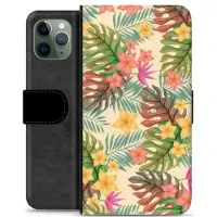 Mtp Products iPhone 11 Pro Premium Lommebok-deksel - Rosa Blomster