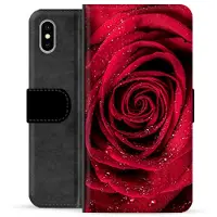 Mtp Products iPhone X / iPhone XS Premium Lommebok-deksel - Rose
