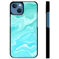 Mtp Products iPhone 13 Beskyttelsesdeksel - Blå Marmor