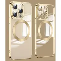 Mtp Products iPhone 14 Pro Magnetic Hybrid-deksel - Gull