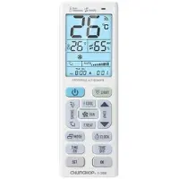 Mtp Products Oppladbar universal fjernkontroll for klimaanlegg med temperatur- og luftfuktighetsvisning