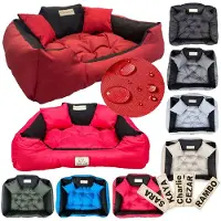 Usorteret AIO FACTORY Seng Kjæledyrs navn KINGDOG 100x75 Rød