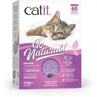 Catit Go Natural kattesand med lavendelduft - 5,6 kg (2 x 2,8 kg)