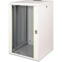 Digitus DN-19 20U-6/6 - Skap - veggmonterbar - grå, RAL 7035 - 20U - 19