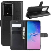Mtp Products Samsung Galaxy S20 Ultra Lommebok-deksel med Stativ - Svart