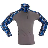 Invadergear Flannel Combat Langarmet T-skjorte