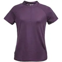 Dolomite Cristallo merino Zip Kortarmet T-skjorte