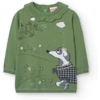 Boboli Knitwear Kjole Med Lange Ermer