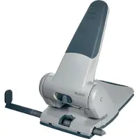 Leitz - Hullstanser - robust - 65 ark / 65 mm - presstøpt aluminiium - sølv