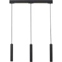 Schöner Wohnen LED-hengelampe DANTE, svart, 3 x GU10, lengde 90 cm, metall