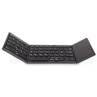 Mtp Products Sammenleggbart Trådløst Tastatur med Styreplate BK06 - Sort