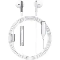 Acefast L3 kablede USB-C-hodetelefoner med mikrofon - hvit