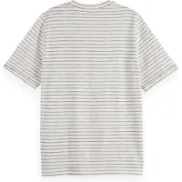 Scotch & Soda Relaxed Fit Lurex Kortarmet T-skjorte