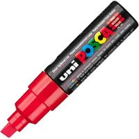 Uni-Ball 182653 Posca Rectangular Wide Tip Light Blue Tusjpenn