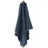 Hoie Håndkle - 50x90 cm - Mørkeblått - 100 % økologisk bomull - Frotthåndkle fra Høie